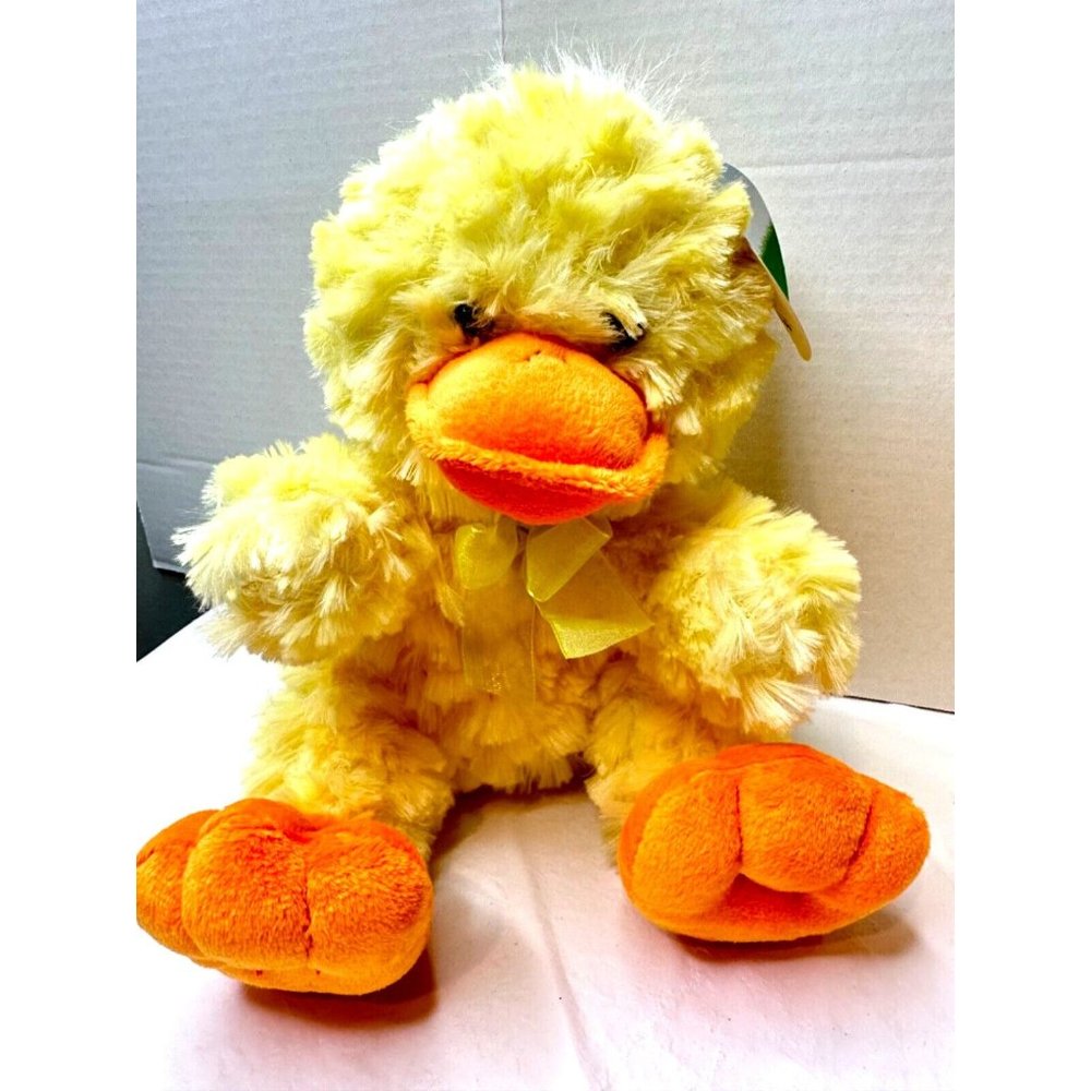 Kmart Easter Jubilee Yellow Easter Duck Plush Stuffed Animal Toy Basket Kids